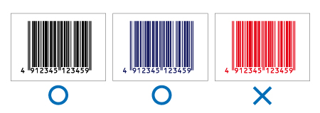 バーコードの色