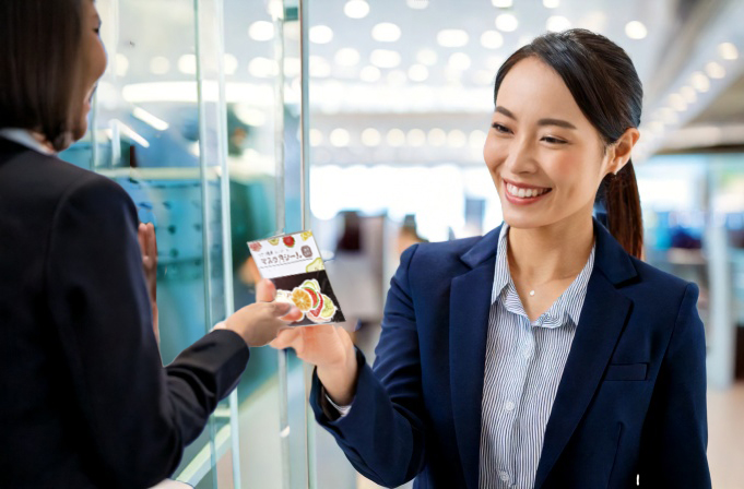 企業のノベルティ配布