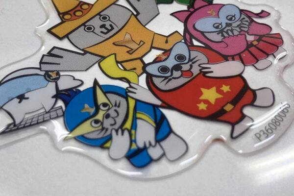 ポッティング（ドーム加工）シール